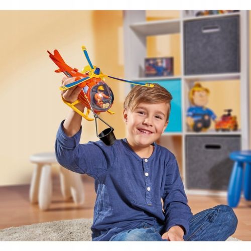 SIMBA HELIKOPTER RATUNKOWY STRAŻAK SAM + FIGURKA na Arena.pl