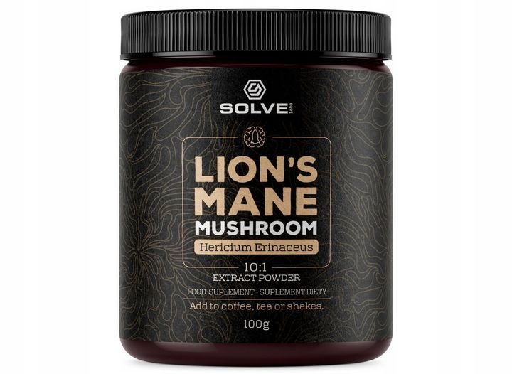 SolveLabs Lion's Mane Soplówka Jeżowata 10:1 100g zdjęcie 2