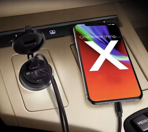 Gniazdo samochodowe USB QC 3.0 PD WOLOTMIERZ 12V 24V IP65 transparent 63W na Arena.pl