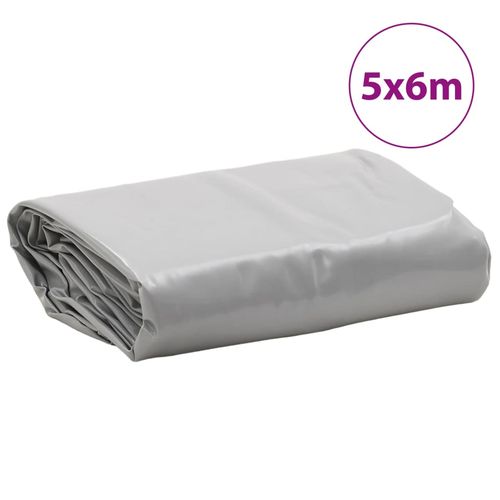 Plandeka, szara, 5x6 m, 650 g/m² na Arena.pl