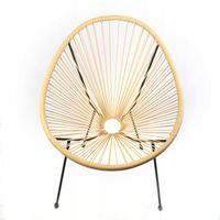 krzesło wypoczynkowe k15-fx technorattan naturalny