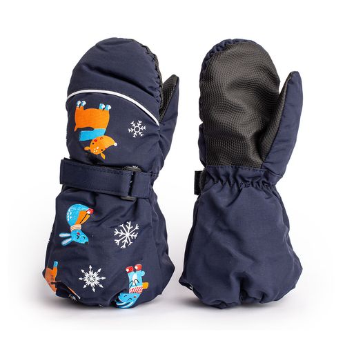 Rękawiczki Zimowe Jednopalczaste Granatowe Narciarskie Wodoodporne Rękawice na Arena.pl