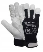 Rękawice Ochronne Tekson Practical 1252 Skóra Kozia Z Rzepem Roz. 10