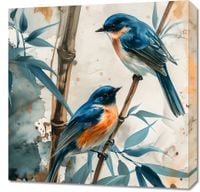 Obraz 60x60cm Trzy Ptaki