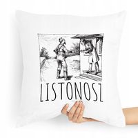 Poduszka Prezent Dla Listonosza Listonosz Z Nadrukiem Ze Zdjęciem