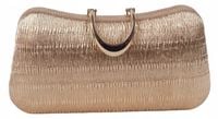 Torebka kopertówka puzderko wieczorowa elegancka wizytowa złota szampańska