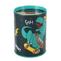 skarbonka met okr skate dino stk pb 3153
