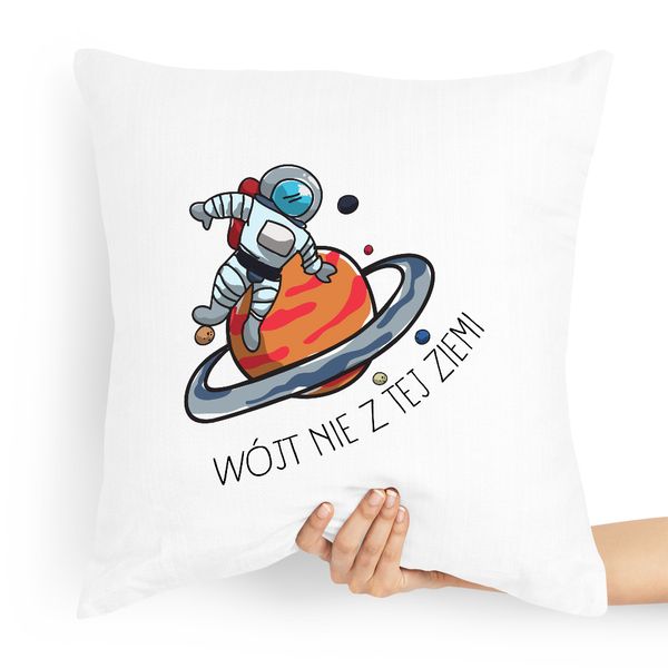 Poduszka Prezent Dla Wójta Nie Z Tej Ziemi Z Nadrukiem Ze Zdjęciem zdjęcie 1