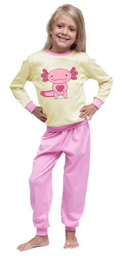 Piżama dziecięca Axolotl z Sercem na Arena.pl