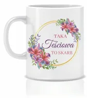 Kubek TEŚCIOWEJ na prezent 330ml + kartonik