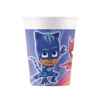 kubeczki papierowe pidżamersi pj mask 200ml/8 szt