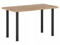st(b)-fx dąb złoty craft  + noga i czarny mat 67x128