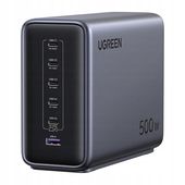 UGREEN Nexode X759 Ładowarka GaN 500W 6-Portowa PD 3.1 240W USB-C Szara