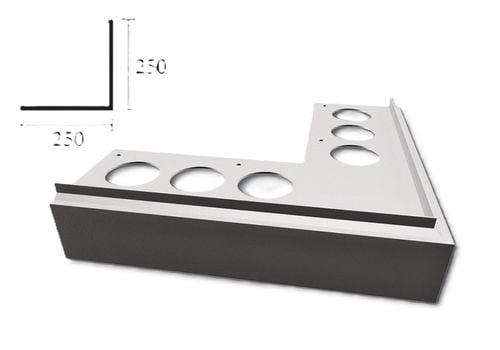 Narożnik zewnętrzny PRIAMY / FLEXI Antracyt RAL 7016 na Arena.pl