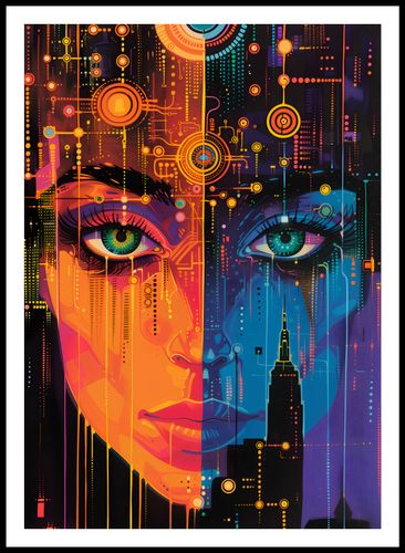 Plakat 59,4x84,1cm Cyfrowa Psyche na Arena.pl