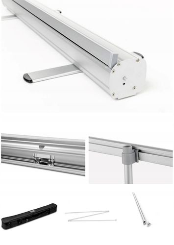 Roll up reklamowy 200x85cm REKLAMA z TWOIM LOGO BANER projekt w cenie na Arena.pl