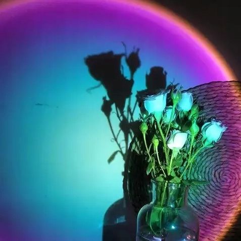 LAMPKA LED SUNSET RGB ZACHÓD SŁOŃCA PILOT PREZENT do sypialni salonu pokoju na Arena.pl