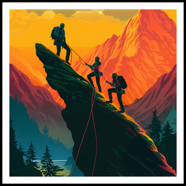 Plakat 70x70cm U Szczytu zdjęcie 3