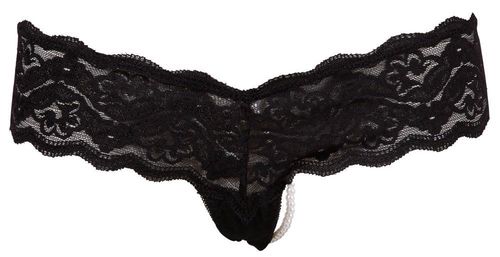 stringi z perłami cottelli lingerie czarne l na Arena.pl