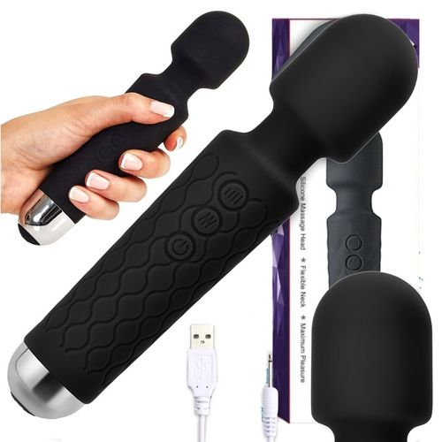 MASAŻER MIEJSC INTYMNYCH WIBRATOR DO ORGAZMÓW MAGIC WAND - 140 FUNKCJI na Arena.pl