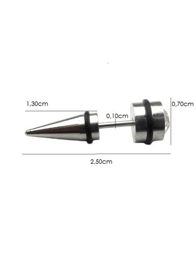 Męski fake piercing kolczyk Estilo Sabroso Es01604 na Arena.pl