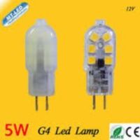 Żarówka LED GU-4 12smd 12V 5 WAT CIEPŁA DC
