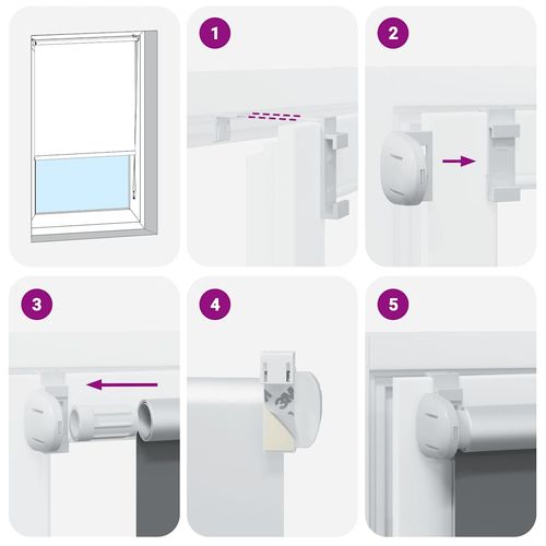 Roleta zaciemniająca 100x210 cm Szerokość tkaniny 95,7cm na Arena.pl