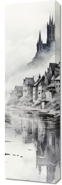 Obraz 30x100cm Mglisty Refleks zdjęcie 1