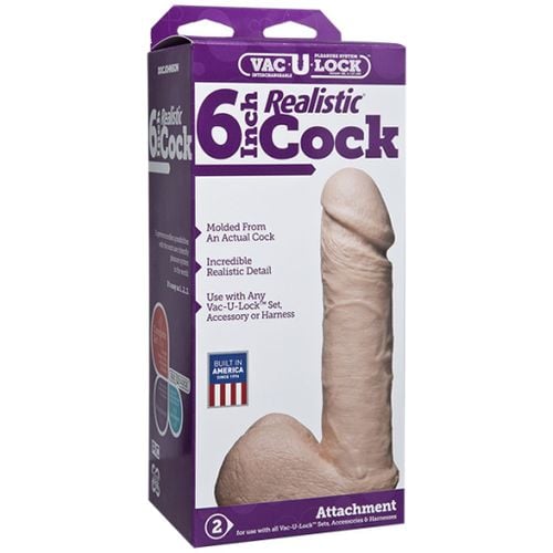 Dildo do Vac-U-Lock Doc Johnson - Realistic Dildo na Arena.pl