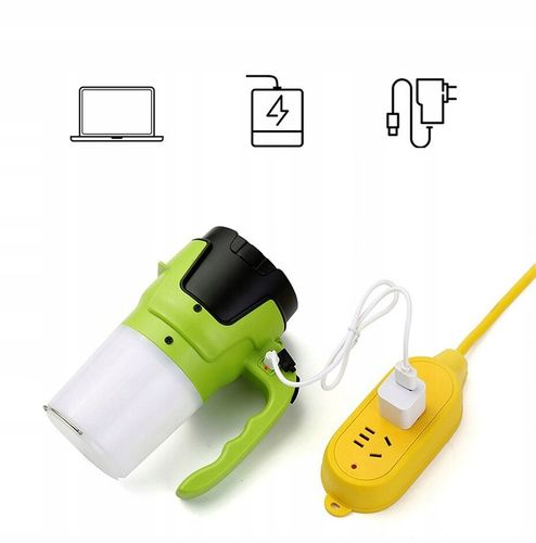 LATARKA AKUMULATOROWA MOCNY SZPERACZ LED USB na Arena.pl