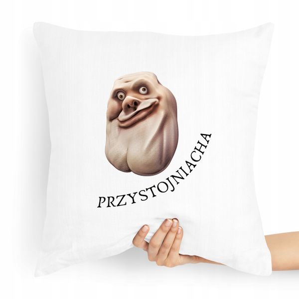 Poduszka Zabawny Prezent Przystojniacha Z Nadrukiem Ze Zdjęciem zdjęcie 1