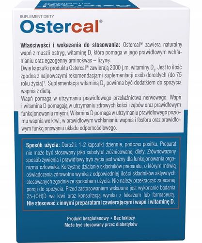 Nutropharma Ostercal Wapń 90 kapsułek na Arena.pl