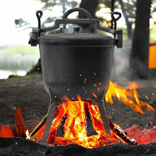 Kociołek ŻELIWNY emaliowany 10L Meyerhoff + GRATIS ŁYŻKA PRAŻONE na Arena.pl