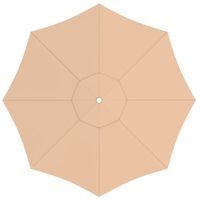 Poszycie okrągłe na parasol ogrodowy interpara 3,5m KREMOWY