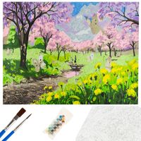 OBRAZ DO MALOWANIA PO NUMERACH bez ramy pejzaż