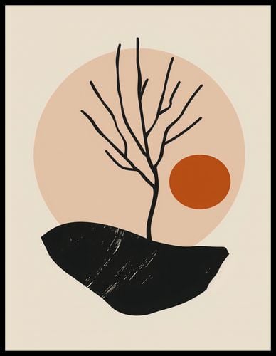 Plakat 50x65cm Nagie Drzewo na Arena.pl