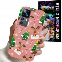 ETUI CASE DO XIAOMI 12T / 12T PRO - ŚWIĄTECZNE WZORY NA ŚWIĘTA RENIFER CHOI