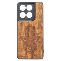 Drewniane Etui Bewood do Motorola Edge 60 / 60 Fusion 5G HAMSA IMBUIA