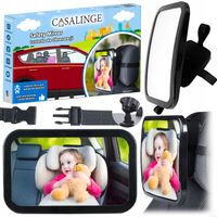 LUSTERKO DO OBSERWACJI DZIECKA 30cm W SAMOCHODZIE AUCIE DUŻE BEZPIECZNE 360