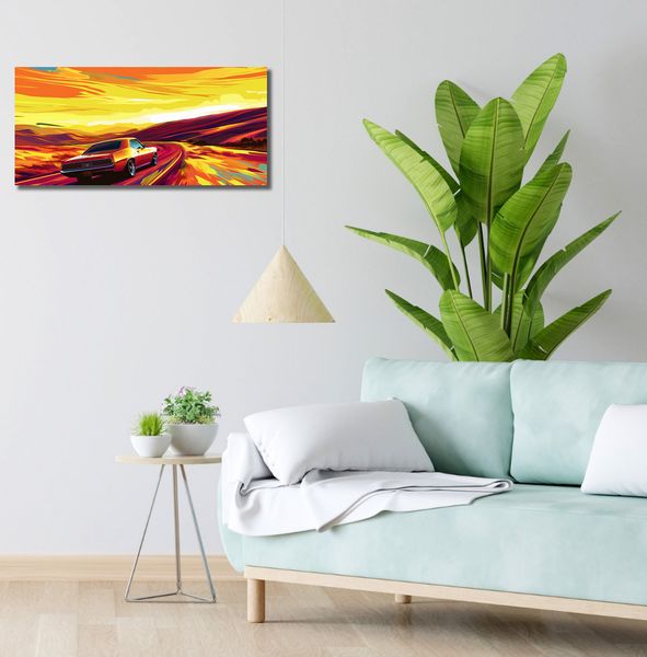 Obraz 70x30cm Pędź Przed Siebie zdjęcie 2