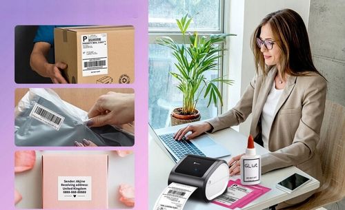 Phomemo drukarka termiczna etykiet wysyłkowych D520-BT Bluetooth USB na Arena.pl