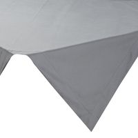 Serweta welwetowa jednokolorowa MELINDA 85X85 stalowa