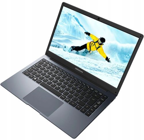 Laptop MEDION E14223 14" FHD Celeron N4120 4/128GB SSD W11H Szary WiFi BT na Arena.pl