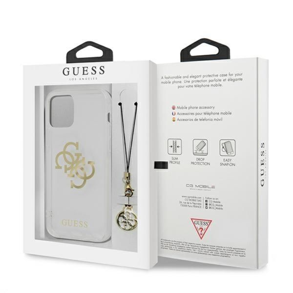 Etui do iPhone 12 / 12 Pro, Case, Guess 4G Charm na Arena.pl