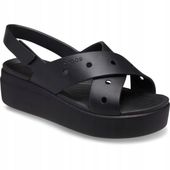 Crocs Sandały Lekkie Wygodne Damskie Brooklyn 4U Cross Strap 37-38
