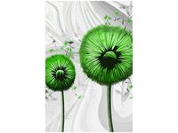 80CM 120 OBRAZ ZIELONE DMUCHAWCE 3 ŚCIENNY