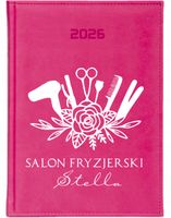 KALENDARZ A4 2026 DZIENNY terminarz z nadrukiem UV SALON FRYZJERSKI