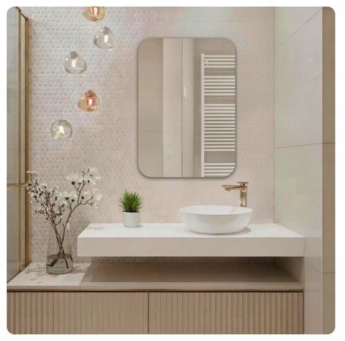 LUSTRO 50x120 cm ZAOKRĄGLONE ROGI BEZ OŚWIETLENIA ŁAZIENKOWE BEZ RAMY na Arena.pl