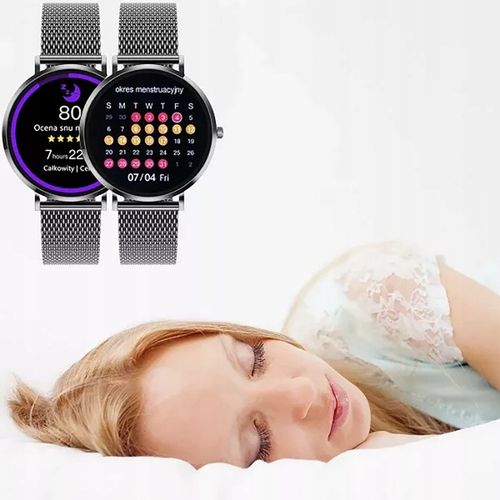 SMARTWATCH ENTER AURA - FUNKCJE ZDROWOTNE TĘTNO KALORIE KROKI ROZMOWY SMS na Arena.pl