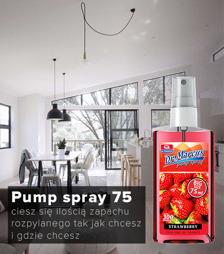 Zapach samochodowy Dr.Marcus Pump Spray 75ml Strawberry na Arena.pl